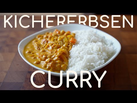 Veganes Kichererbsen-Curry in wenigen Schritten | Einfach & lecker