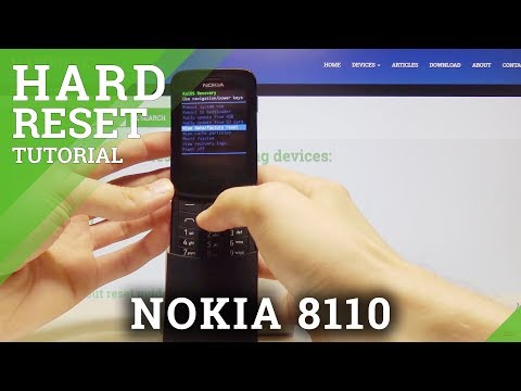 Hard Reset Nokia 8110 4G - Bypass Screen Lock by Recovery Mode