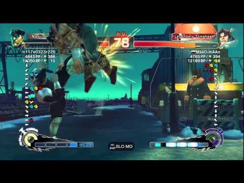 n117e0323r226 [M. Bison] vs. MaaO-mAAo [T. Hawk] - PS3 SSF4 Arcade Edition