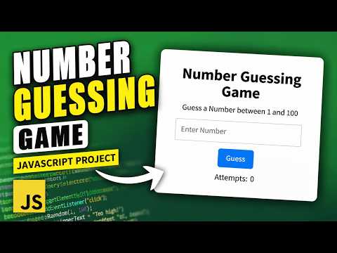 Javascript Number Guessing Game Tutorial Html Css Js Project Html Css Javascript