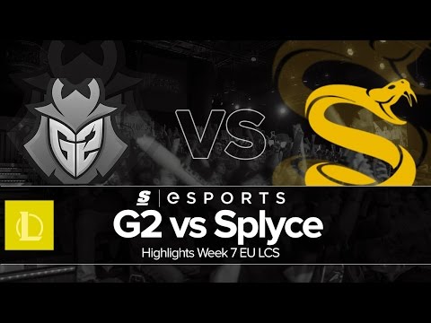 Highlights: G2 vs SPY (EU LCS Summer W7D1 Full Series)