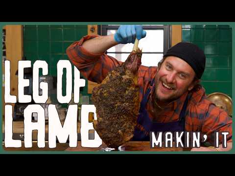 Roasted Garlic & Herb Leg of Lamb!