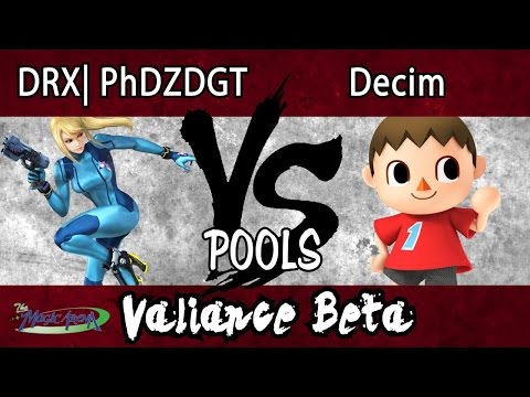 Valiance β - PhDZDGT (ZSS, Cloud) vs. Decim (Villager) - POOLS - Smash 4 - Wii U