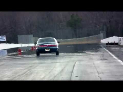 My Lincoln Mark VIII at the Drag Strip