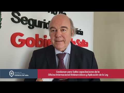 Gestionan para Salta capacitaciones de la Oficina Internacional Antinarcóticos