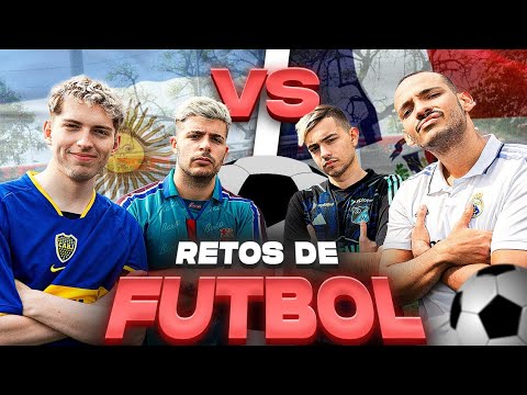 RETOS DE FÚTBOL: LA COBRA Y DAVO VS LOS FUTBOLITOS. ¿QUE DUPLA ES MEJOR?