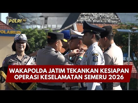 PRESISI UPDATE: WAKAPOLDA JATIM TEKANKAN KESIAPAN OPERASI KESELAMATAN SEMERU 2026 03/02/26 (10.30)