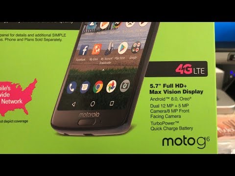 Full Moto G6 Simple Mobile TracFone UNLOCKED XT1925DL