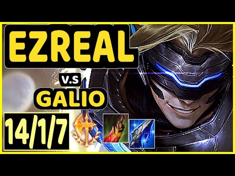 DEáDLY (EZREAL) vs GALIO - 14/1/7 KDA BOTTOM ADC CHALLENGER GAMEPLAY - EUW