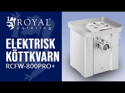 video - Andrahandssortering Elektrisk köttkvarn - 800 kg/h - professionell