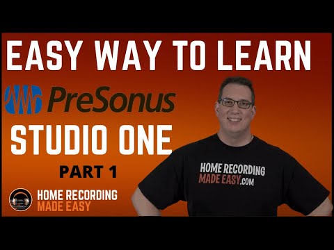 Presonus Studio One 4.5 | Beginners Guide PT 1 The Start Page