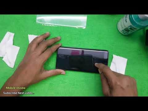 How to installation mobile tempered glass Xiaomi Mi Note 10 Lite
