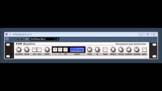 Video thumbnail for EVM Bassline by EVM SYNTHS by UPROAR 24
