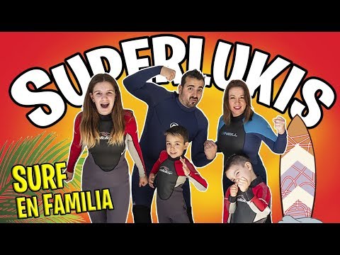 Actividades EN FAMILIA con NIÑOS // SURF en tabla GIGANTE // Familukis