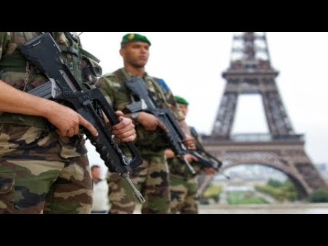 Breaking France arrest Terrorist in BMW plowed 6 Counter Terrorism Soldiers August 2017 Video