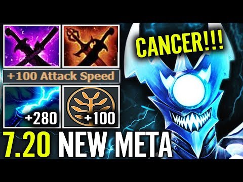 7.20 NEW META Carry With Double CROSS SWORDs 3000 HP RaidBoss Razor Crazy Fun Dota 2