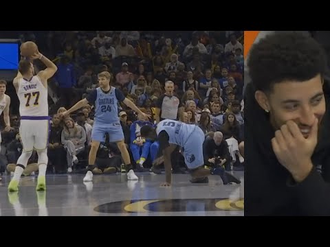 Luka Doncic broke Vince's ankles so bad his shoe came off and own teammate laughed 😂