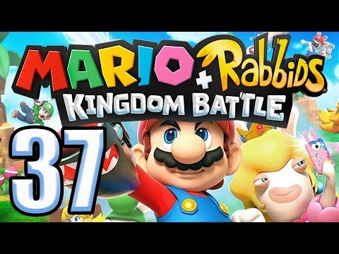 Mario + Rabbids: Kingdom Battle playthrough pt37 - Sandstorms and Block Puzzles