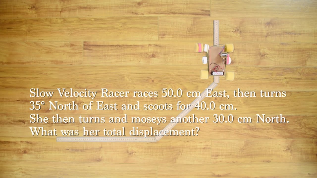 Introductory Vector Addition Problem using Component Vectors