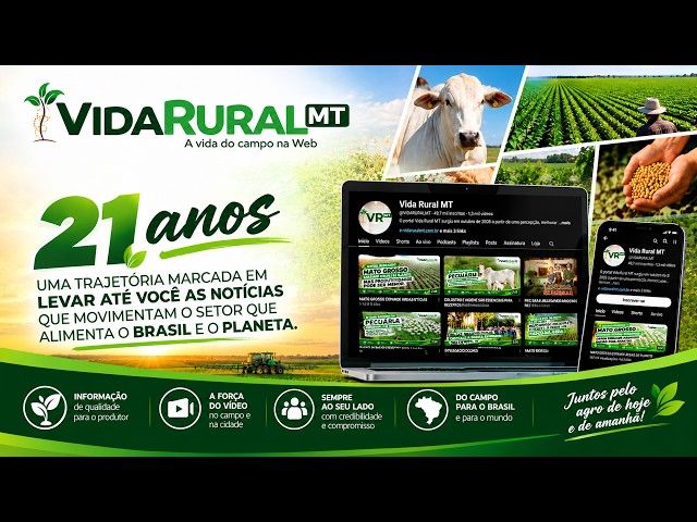 VIDA RURAL MT -21 ANOS FAZENDO DA AGROPECUÁRIA NOTÍCIA