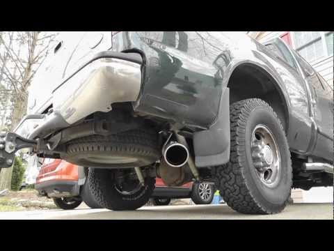 2001 F-250 Superduty Powerstroke 7.3 with 4in MBRP exhaust