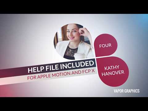 Corporate Identity: Template for Apple Motion 5 and Final Cut Pro X