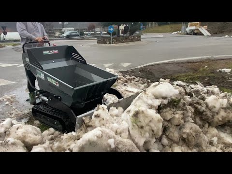 Motocarriola Cingolata GIOR 600 PRO Honda con Lama Neve cm 120 - Cassone Dumper - Nuova da Giordano