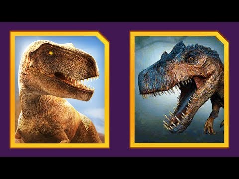TYRANNOSAURUS REX Vs ALLOSAURUS - Jurassic World Alive