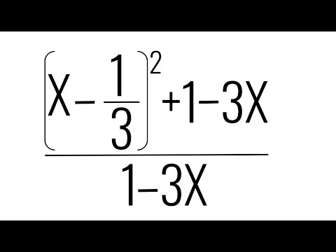 SIMPLIFICACIÓN DE FRACCIÓN ALGEBRAICA DE FORMA FÁCIL. Álgebra Básica