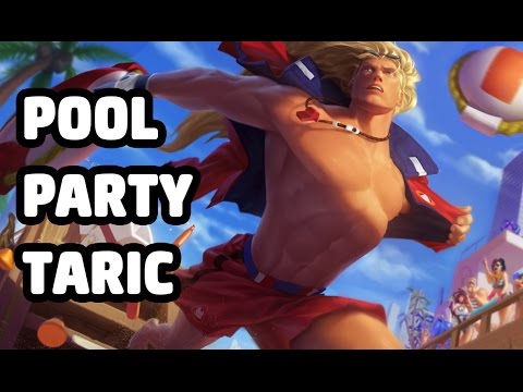 POOL PARTY TARIC SKIN SPOTLIGHT - LEAGUE OF LEGENDS