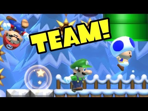 Super Mario Maker 2 Multiplayer Co-Op Together