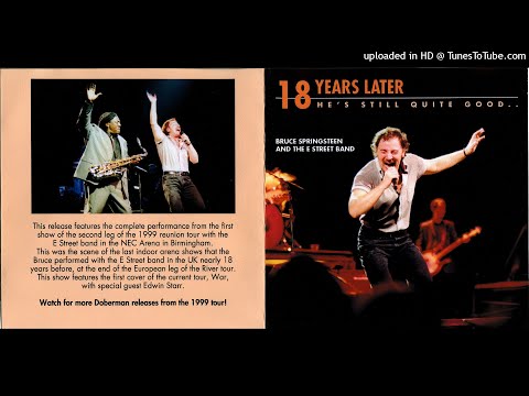 Bruce Springsteen Thunder Road Birmingham 16/05/1999