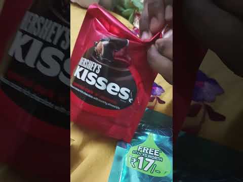 #subscribe #moreviews Hershey's kisses special dark in almonds..