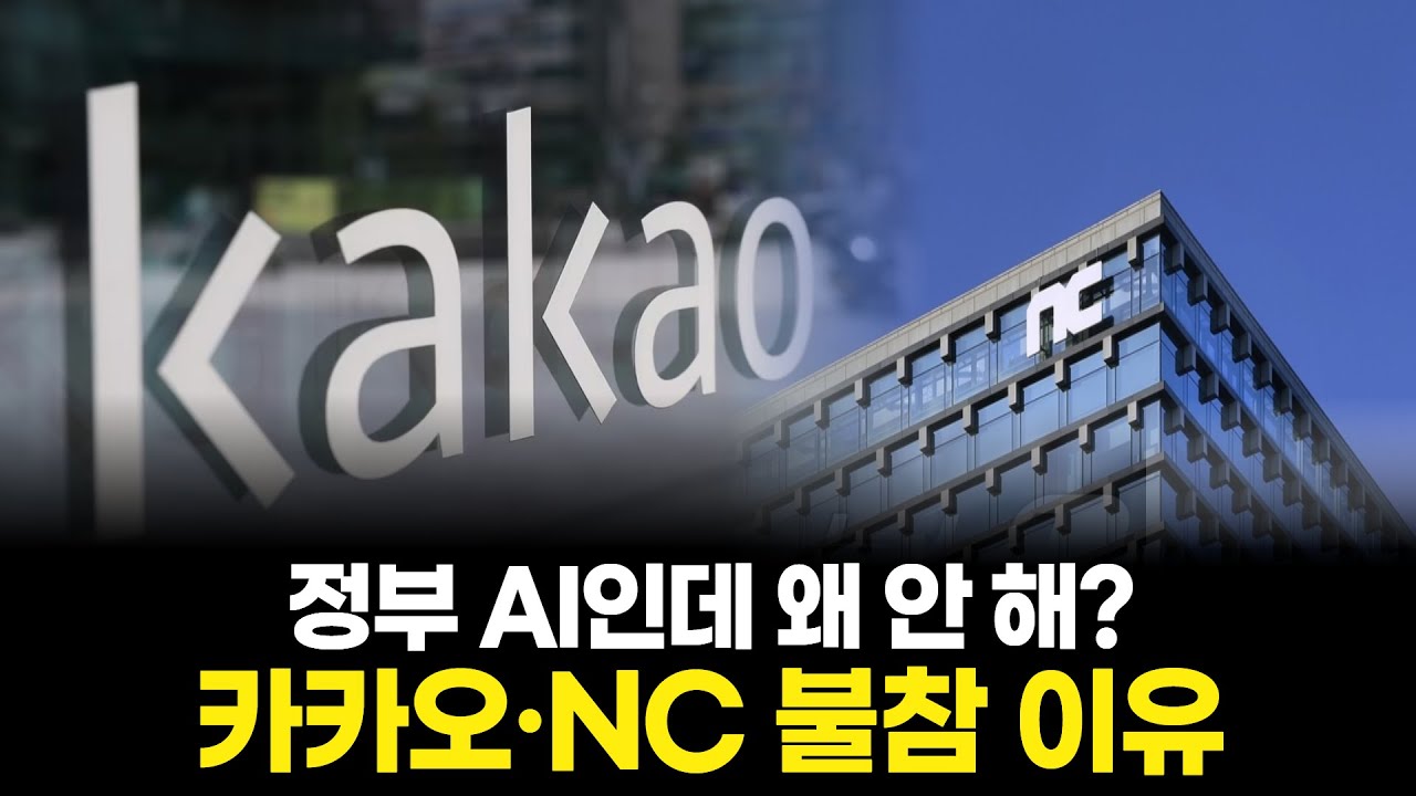 정부 AI인데 왜 안 해? 카카오·NC 불참 이유