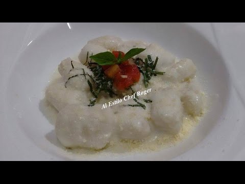 Ñoquis, Receta # 160, comida italiana Video