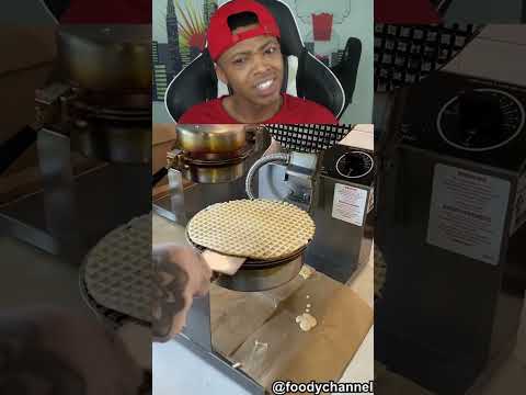 How to make a waffle cone