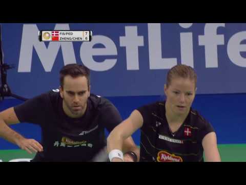 Yonex Denmark Open 2016 | Badminton F M3-XD | Fis/Ped vs Zheng/Chen