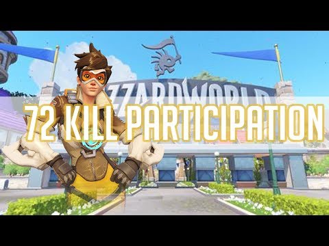 Overwatch - Kragie Tracer 72% Kill Participation Feat Dafran