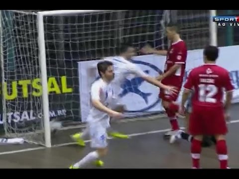 Gols, Blumenau 4 x 4 Sorocaba - Liga de Futsal 06/11/2014