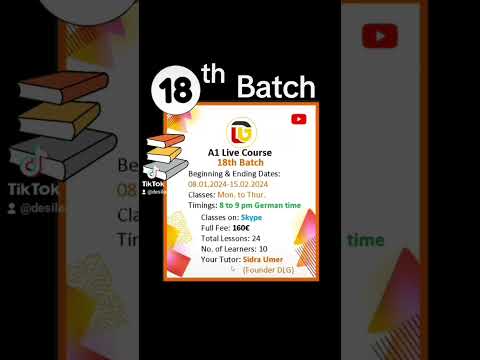 A1 Course by DLG | Upcoming Batch Info | #shorts