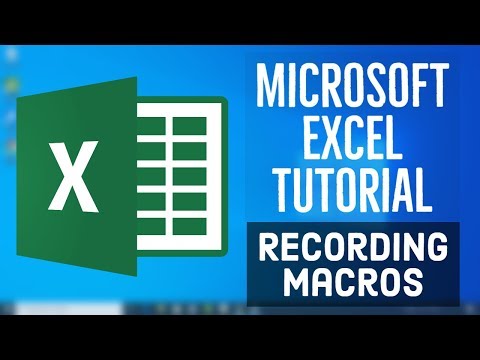 Microsoft Excel Tutorial How to Record a Macro in Excel