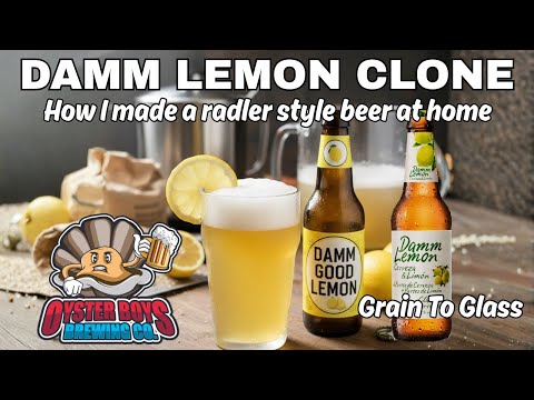 Damm Lemon Clone! How I Made a Radler-Style Beer at Home (DIY Craft Beer)