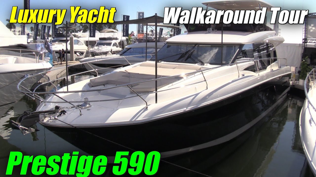 Luxury yacht Tour! 2022 Prestige 590