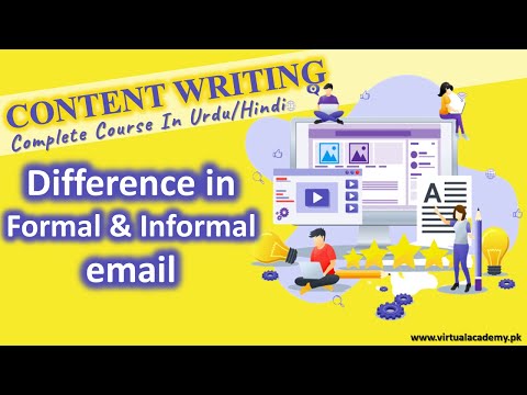 Difference between Formal and Informal email