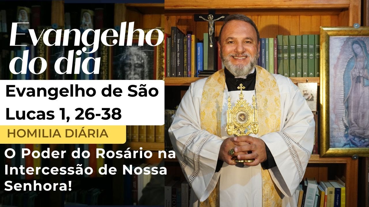 Por que Nossa Senhora é uma Intercessora Poderosa? O Poder do Rosário. Homilia Diária.