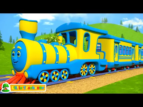 Cel Roți Pe Tren Cântec + Vehicule și videoclipuri educaționale pentru bebeluși