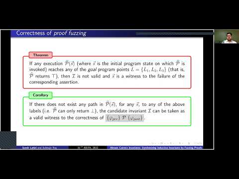 Almost Correct Invariants (ISSTA 2022) thumbnail