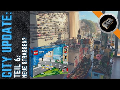 LEGO Stadt MOC Teil 6: 2021er Strassen, Stadtplanung und Zugumbau