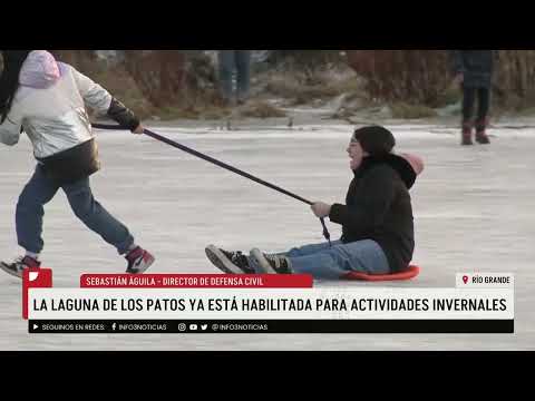 LA LAGUNA DE LOS PATOS YA ESTÁ HABILITADA PARA ACTIVIDADES INVERNALES