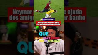 Neymar precisava de ajuda dos amigos para tomar banho #crisguedescomp #neymar #amigos #viral